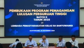 36 Peserta Pemagangan Kemnaker Mulai Ikuti Orientasi di Lapas Banyuwangi