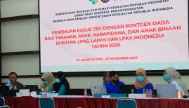 900 Lebih Warga Binaan Lapas Banyuwangi Jalani Skrining TBC