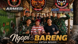 Armed Jember, Ormas MADAS, dan Media Online Jejak-Indonesia.id Perkuat Sinergitas Lewat Ngopi Bareng di Patran