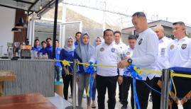 Diresmikan Kakanwil, Kini Lapas Banyuwangi Miliki Kafe sebagai Salah Satu Tempat Pembinaan