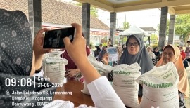 Jaga Ketahanan Pangan, BULOG Banyuwangi Gelontorkan Ribuan Ton Beras Bantuan