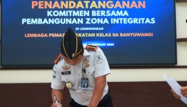 Lapas Banyuwangi Deklarasikan Pembangunan Zona Integritas, Siap Raih Predikat WBBM