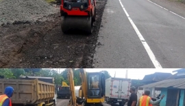 Pemkab Banyuwangi Perbaiki 150 Titik Jalan Berlubang Jelang Mudik Lebaran