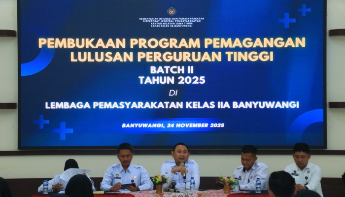 36 Peserta Pemagangan Kemnaker Mulai Ikuti Orientasi di Lapas Banyuwangi