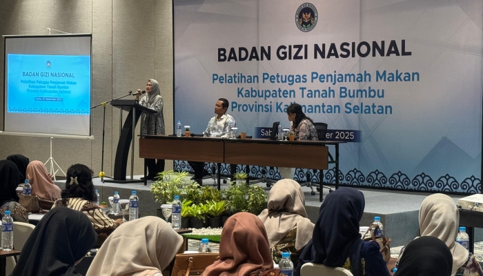Badan Gizi Nasional Gelar Pelatihan Petugas Penjamah Makan di Kalsel