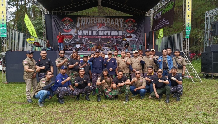 Dandim 0825 Banyuwangi Hadiri Anniversary Army King Ke-2