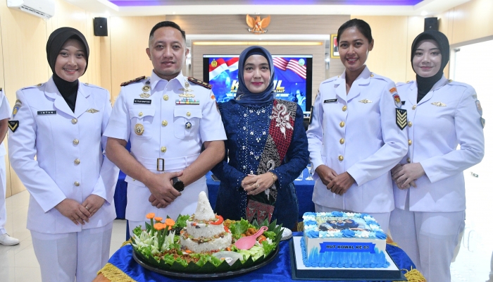 Danlanal Banyuwangi Hadiri Tasyakuran HUT Kowal ke-63, Tegaskan Peran Strategis Prajurit Wanita TNI AL