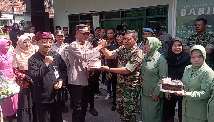 Danramil Banyuwangi Kota Gelar Tasyakuran di HUT TNI Ke 80