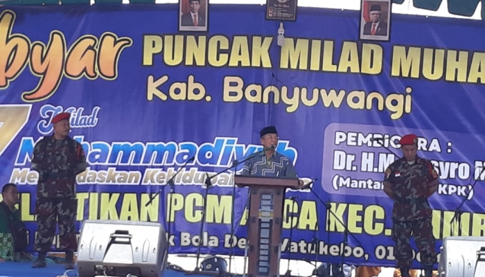 Dr.H.M.Busyro Muqoddas,M.Hum. hadiri Milad Muhammadiyah ke 107