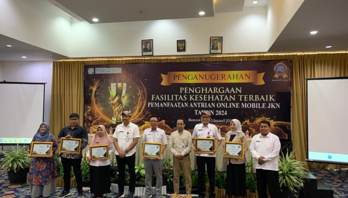 Penghargaan Fasilitas Kesehatan Terbaik Mobile JKN Award Banyuwangi dan Situbondo