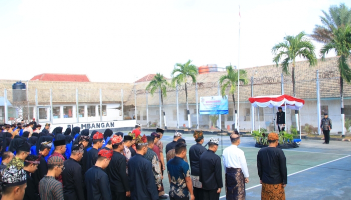 Harganas ke-33: Kalapas Banyuwangi Ajak Warga Binaan Pertahankan Peran Ayah