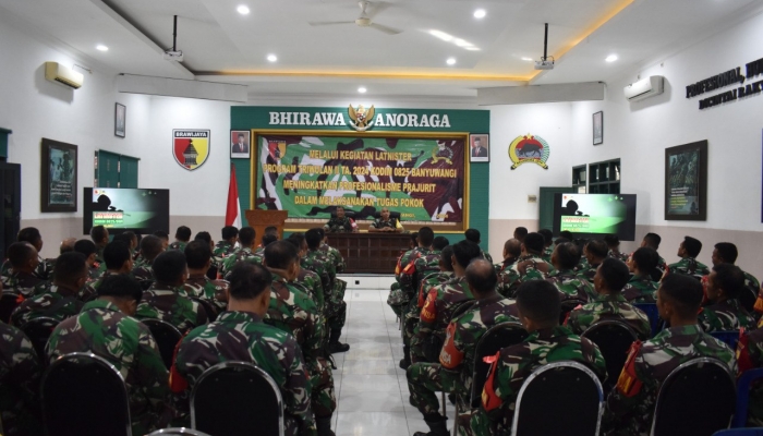 Kodim 0825 Banyuwangi Laksanakan Kegiatan Latnister Program Triwulan II TA. 2024