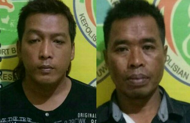 LAGI ngeFLY SABU. DUA PRIA DIAMANKAN SATRESNARKOBA POLRES BANYUWANGI