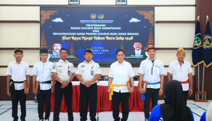 Lapas Banyuwangi Beri Remisi Nyepi untuk 5 Warga Binaan Hindu