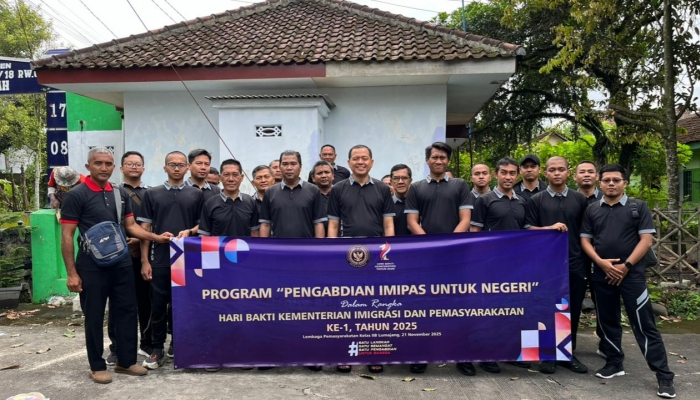 Lapas Lumajang Berikan Bantuan Renovasi Musholla di Klakah