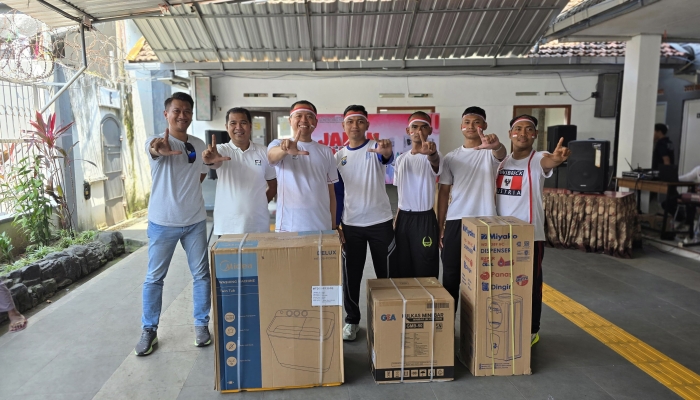 Lapas Lumajang Gelar Fun Walk, Pererat Kebersamaan Pegawai dan Keluarga
