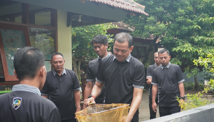 Lapas Lumajang Panen 67 Kg Lele, Wujud Nyata Pembinaan dan Dukung Ketahanan Pangan