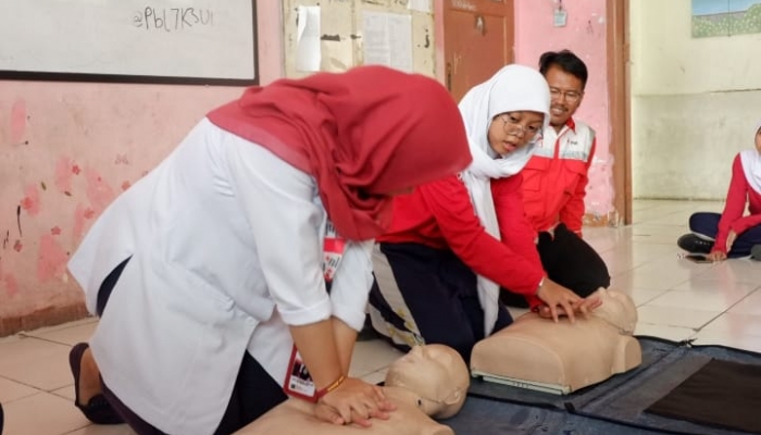 Mahasiswa K3 FKM UI Jalin Kemitraan Dengan PMI Kota Depok