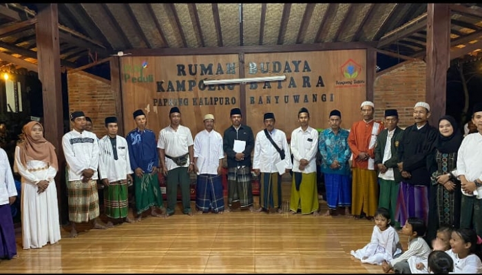 Mahasiswa KKN UNIBA Gelar Papring Bersholawat