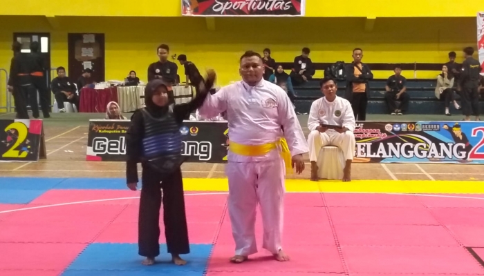 Membanggakan Atlit Silat Cilik Bilqis Ufaira Melaju ke Final Blambangan Championship