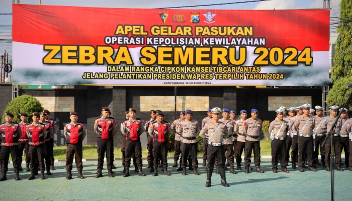 Operasi Zebra Semeru 2024 Digelar Selama 2 Pekan, Ini Pesan Polisi Banyuwangi