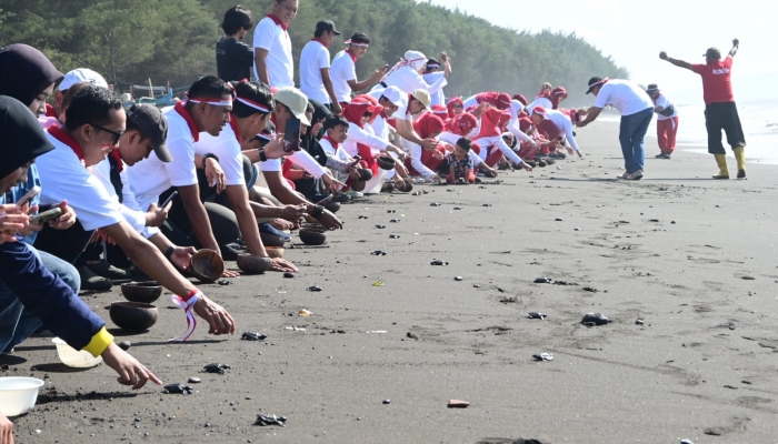 Peringati HUT Kemerdekaan ke - 79 Dinas Perikanan Gelar Lomba