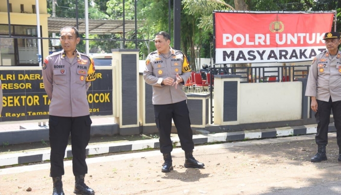 Polres Bondowoso Pengamanan Tes Kenaikan Sabuk PSHT Cabang Bondowoso Tahun 2026 