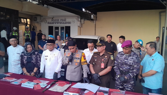 Polresta Banyuwangi Dalam Operasi Semeru 12 Hari Berhasìl Ungkap 59 Kasus dengan 61 Tersangka