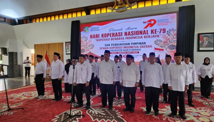Resmi Dilantik, Saiful Anam Siap Bawa Dekopinda Banyuwangi Jadi Mitra Strategis Pemkab