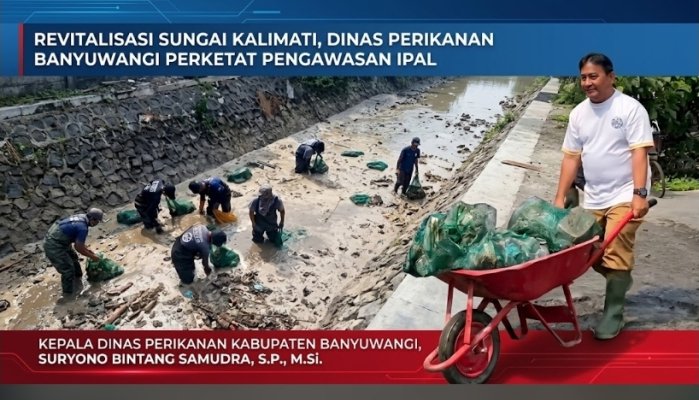 Revitalisasi Sungai Kalimati, Dinas Perikanan Banyuwangi Perketat Pengawasan IPAL 