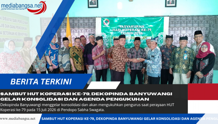 Sambut HUT Koperasi ke-79, Dekopinda Banyuwangi Gelar Konsolidasi dan Agenda Pengukuhan 