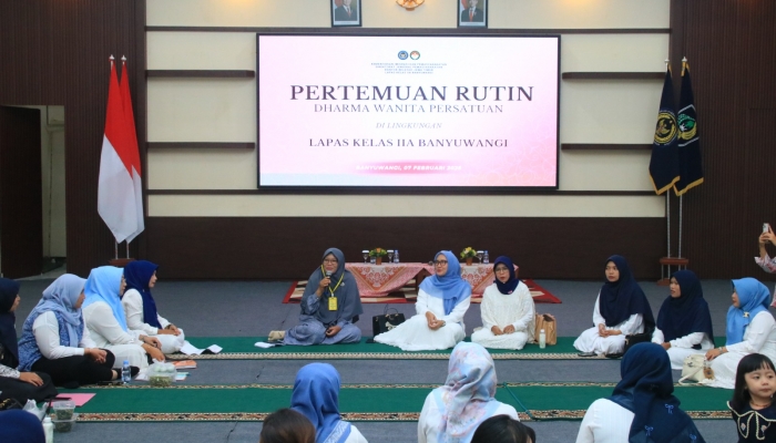 Sambut Ramadan DWP Lapas Banyuwangi Gelar Pengajian dan Doa Bersama