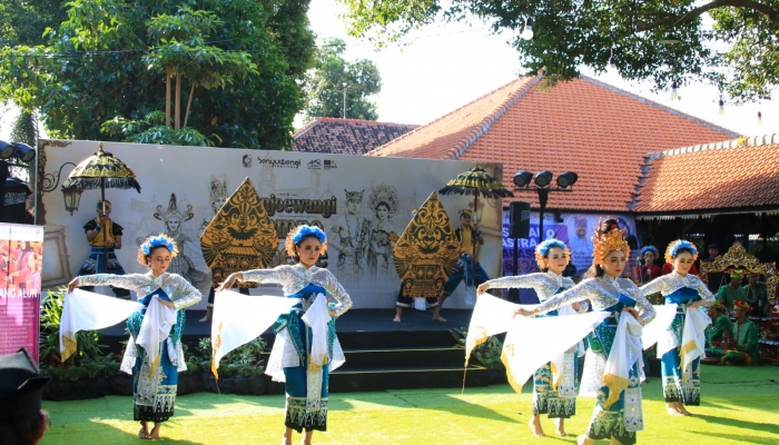 Sanggar Tari Lapas Banyuwangi Meriahkan Pembukaan Banyuwangi Tempo Doeloe