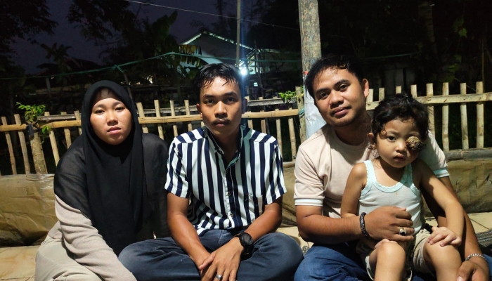 Sekjen FRJRI Tunjukkan Kepedulian Sosial, Bantu Balita Penderita Tumor Ganas