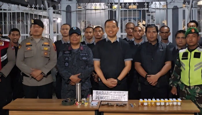 Sinergi TNI-Polri, BNNK, dan Lapas Lumajang Gelar Penggeledahan Gabungan, Pastikan Lingkungan Lapas Aman dan B