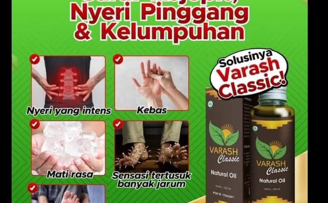 Solusi Sehat Tanpa Minum Obat. Varash Natural Oil