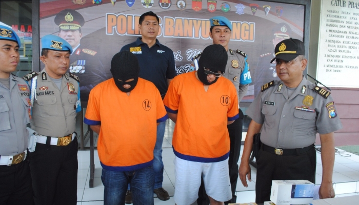 SPESIALIS PENCURI RUMAH MEWAH. BERHASIL DIRINGKUS TIM RESMOB POLRES BANYUWANGI