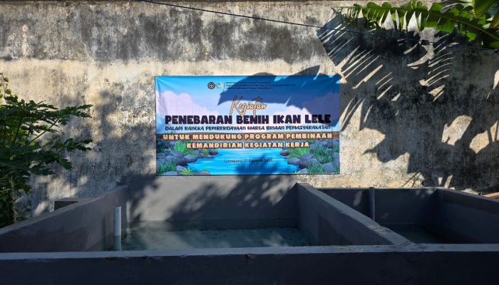 Tebar 4.500 Benih Lele, Lapas Lumajang dukung kemandirian kerja Warga Binaan.