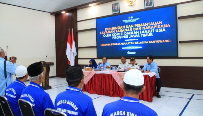 Warga Binaan Lansia Puji Layanan Kesehatan dan Hunian di Lapas Banyuwangi