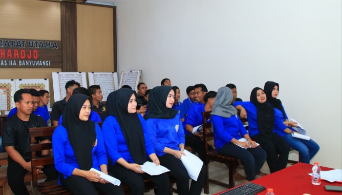 Warga Binaan Lapas Banyuwangi Tetap Dapatkan Pendidikan Meski Sedang Jalani Masa Pidana