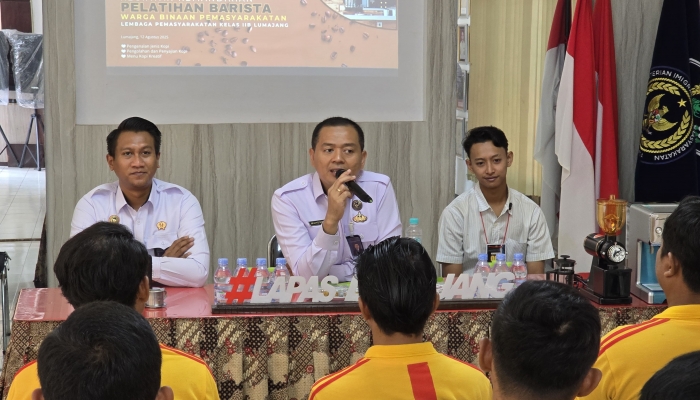Warga Binaan Lapas Lumajang Asah Skill Kopi Lewat Pelatihan Barista
